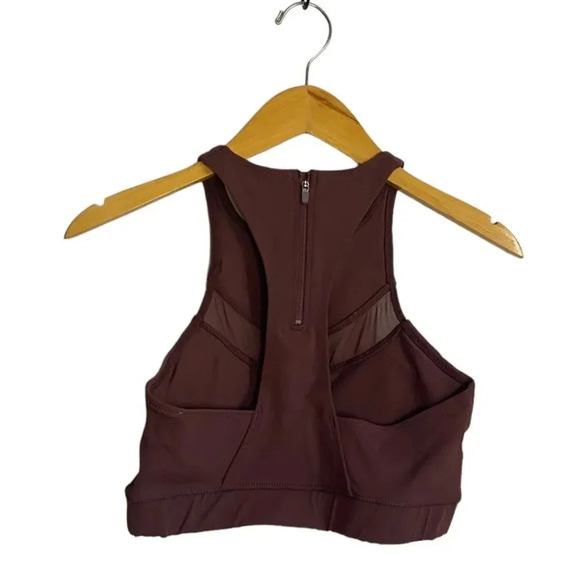 Fabcrate Maroon Sport Bra NWOT Size Large - Picture 2 of 4